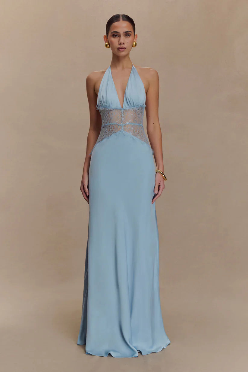 Emora Satin Maxi Dress