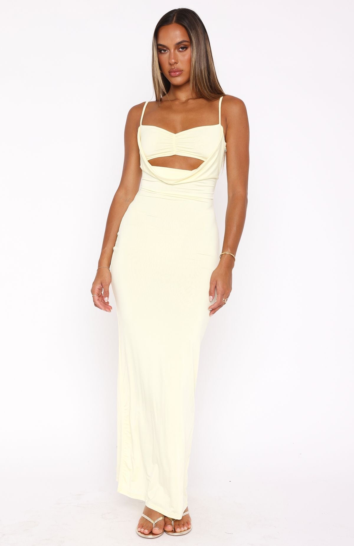 Hollow Maxi Dress