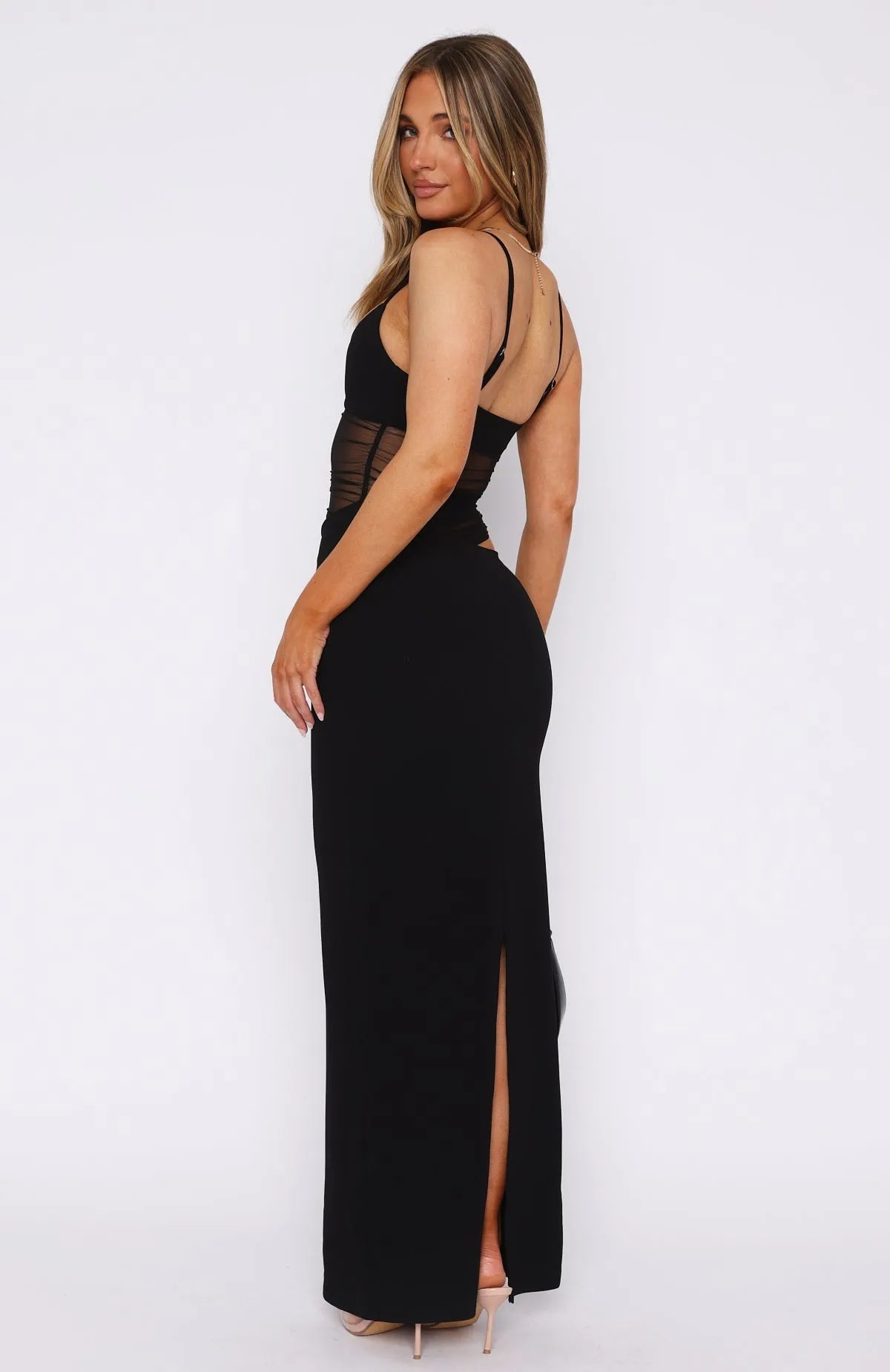 Lunavie™ – Maxi Mesh Dress