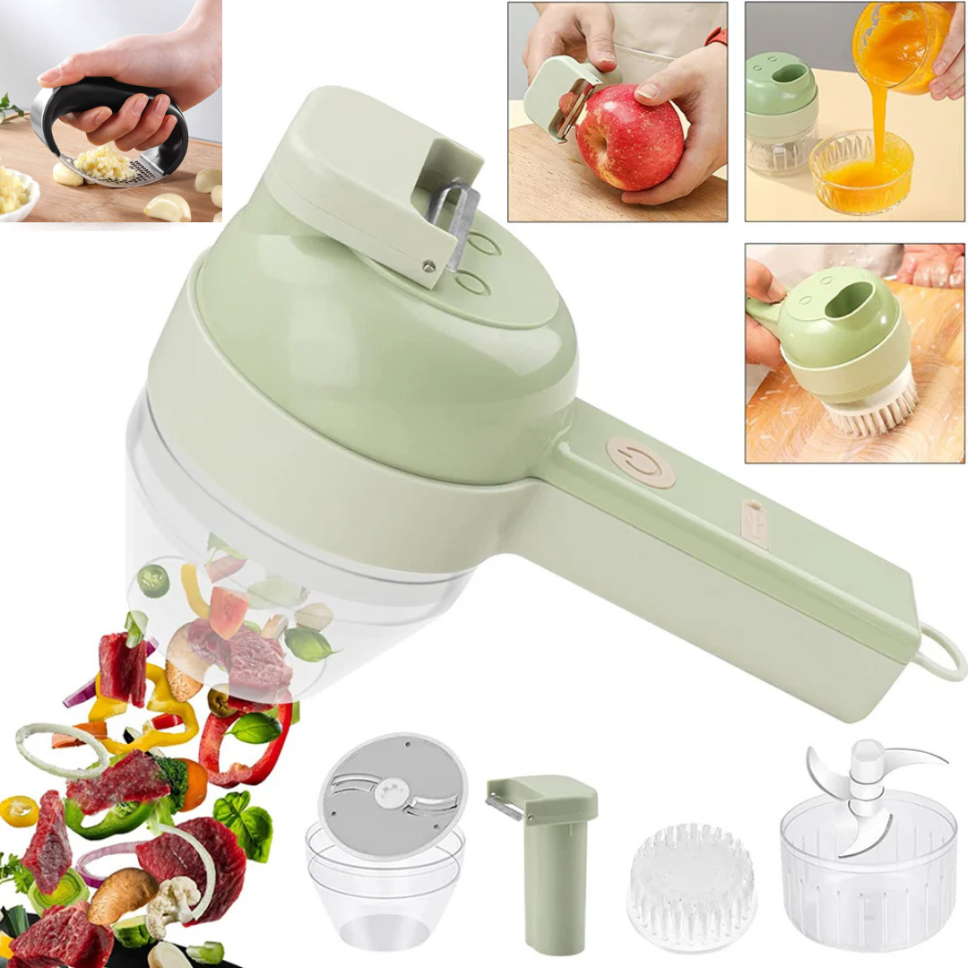 KitchenEase™ 4-in-1 groentesnijder