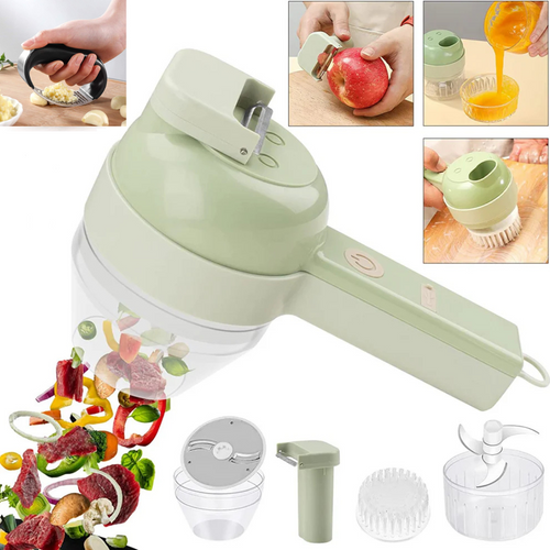 KitchenEase™ 4-in-1 groentesnijder