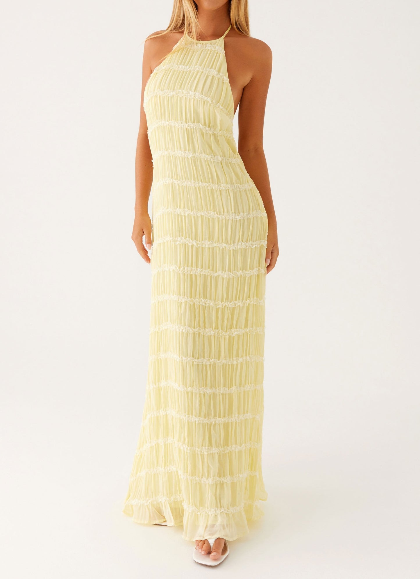 Luniva™ – Elegante Mesh Halterjurk