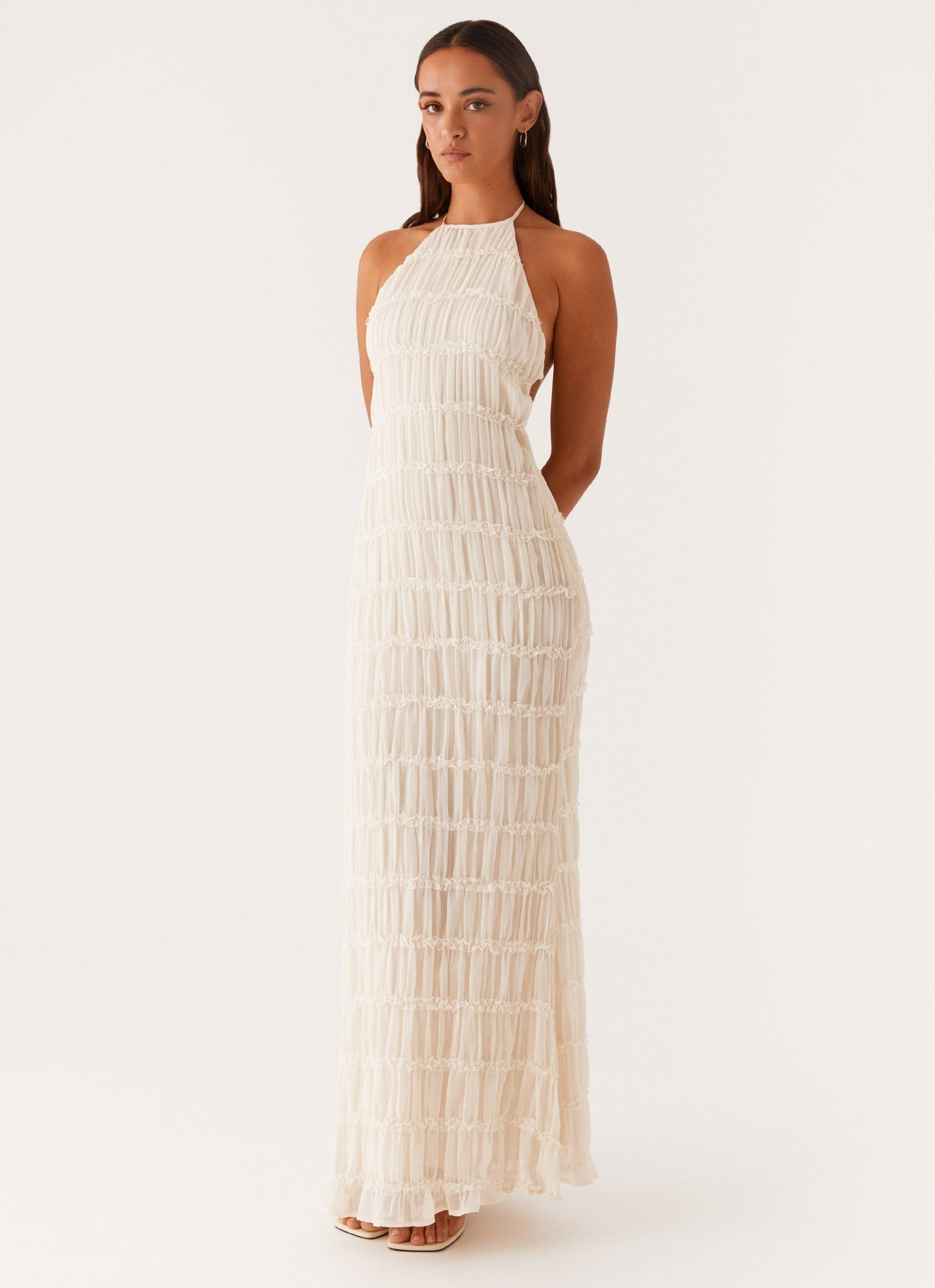 Luniva™ – Elegante Mesh Halterjurk