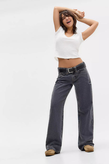 Brianne Striped Jeans
