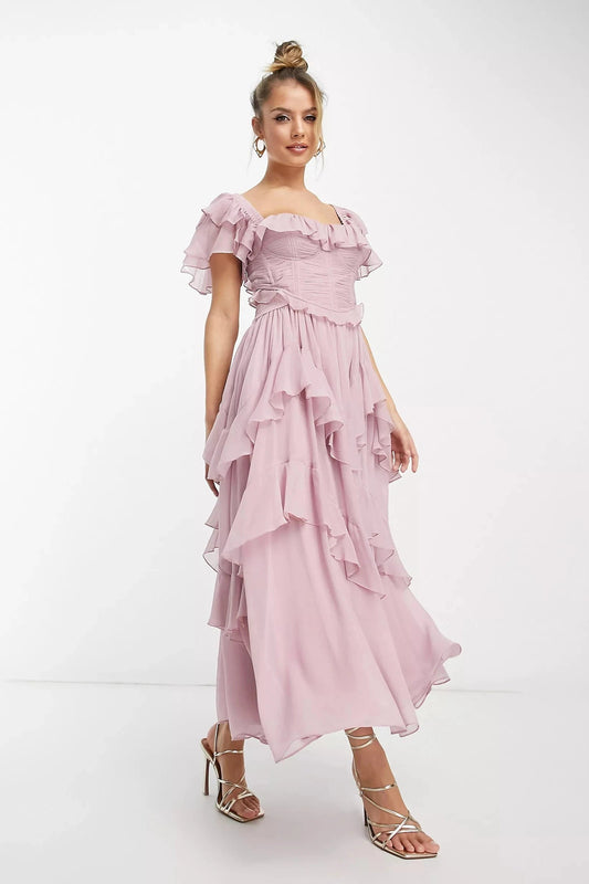 Étoile Belle™ – De Ruffle Romance Jurk