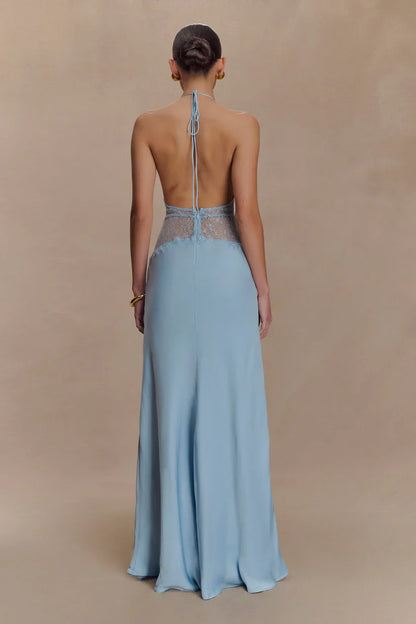 Emora Satin Maxi Dress