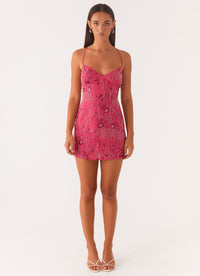 Donker roze