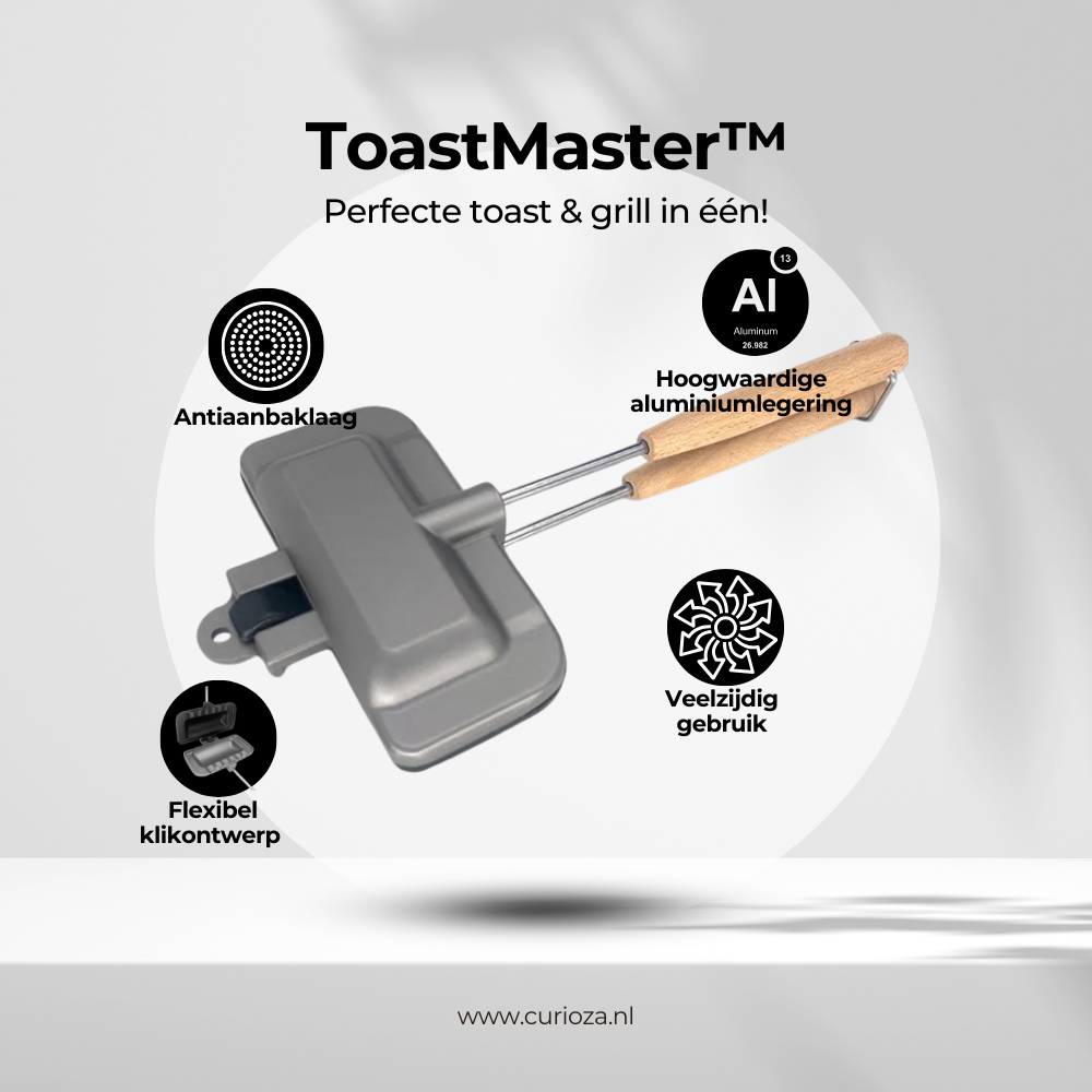 ToastMaster™ | Perfecte toast & grill in één!